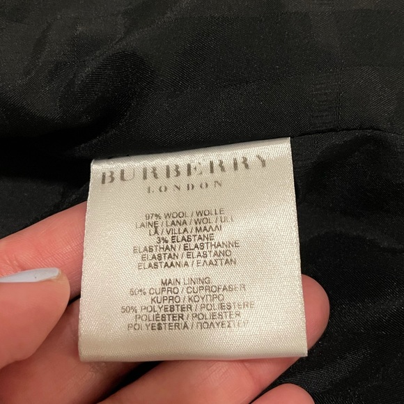 Burberry Blazer - NEW w/o tags, size US 8 - Black - Picture 5 of 5